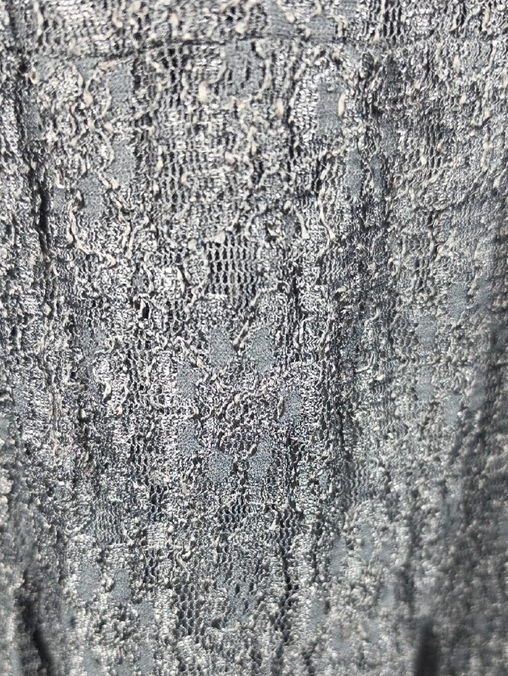Carole Little Black Textured Lace Maxi Skirt Size 16 NWT - Picture 6 of 10